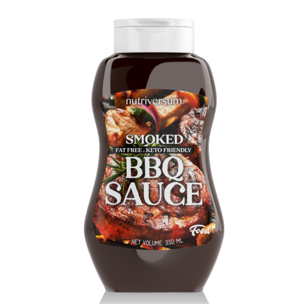 Údená BBQ omáčka Keto priateľská nulová kalória - 350 ml