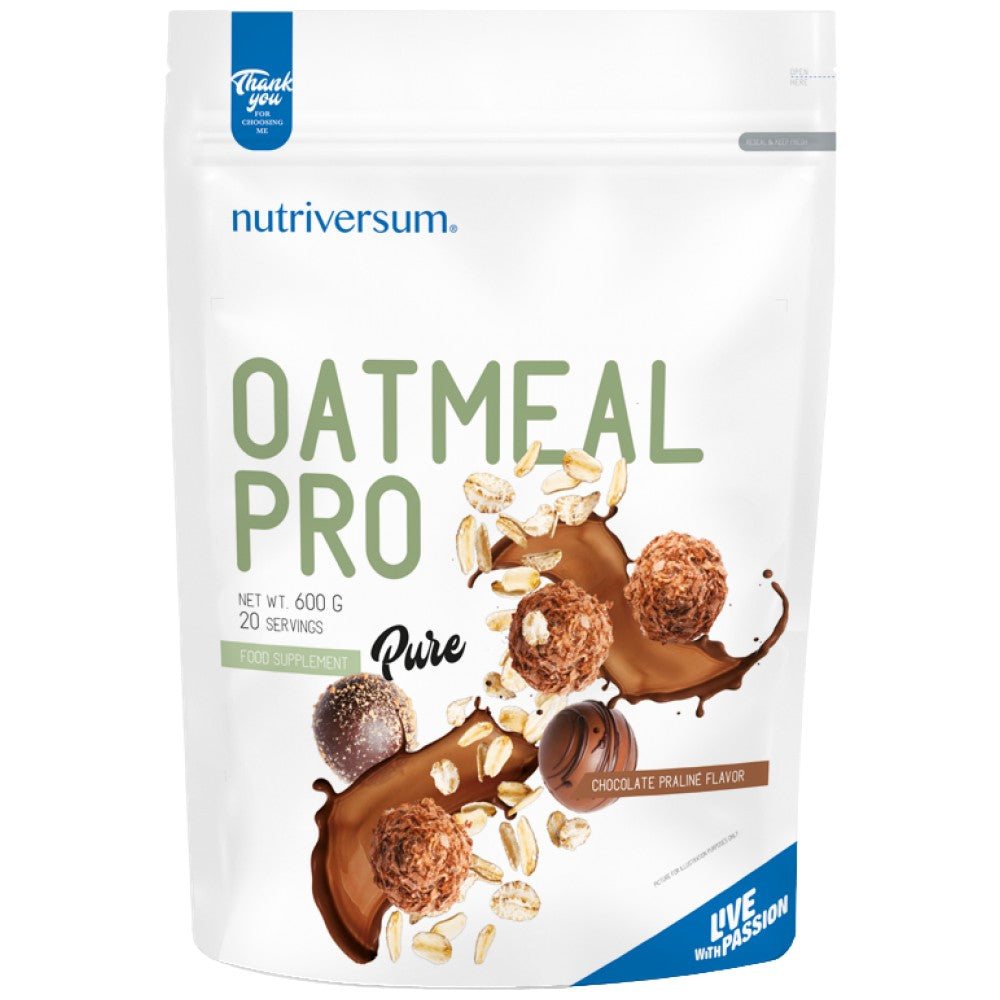 Oatmeal Pro Pure 600 Grams