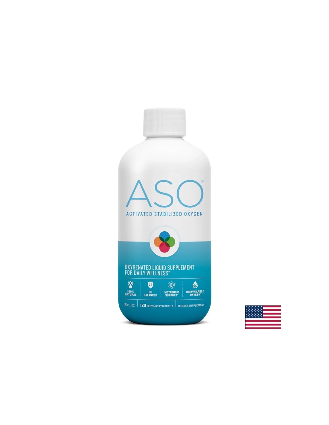 Oxygenovaná voda ASO®, 480 ml