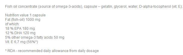 Omega 3 - 60 gélové kapsuly