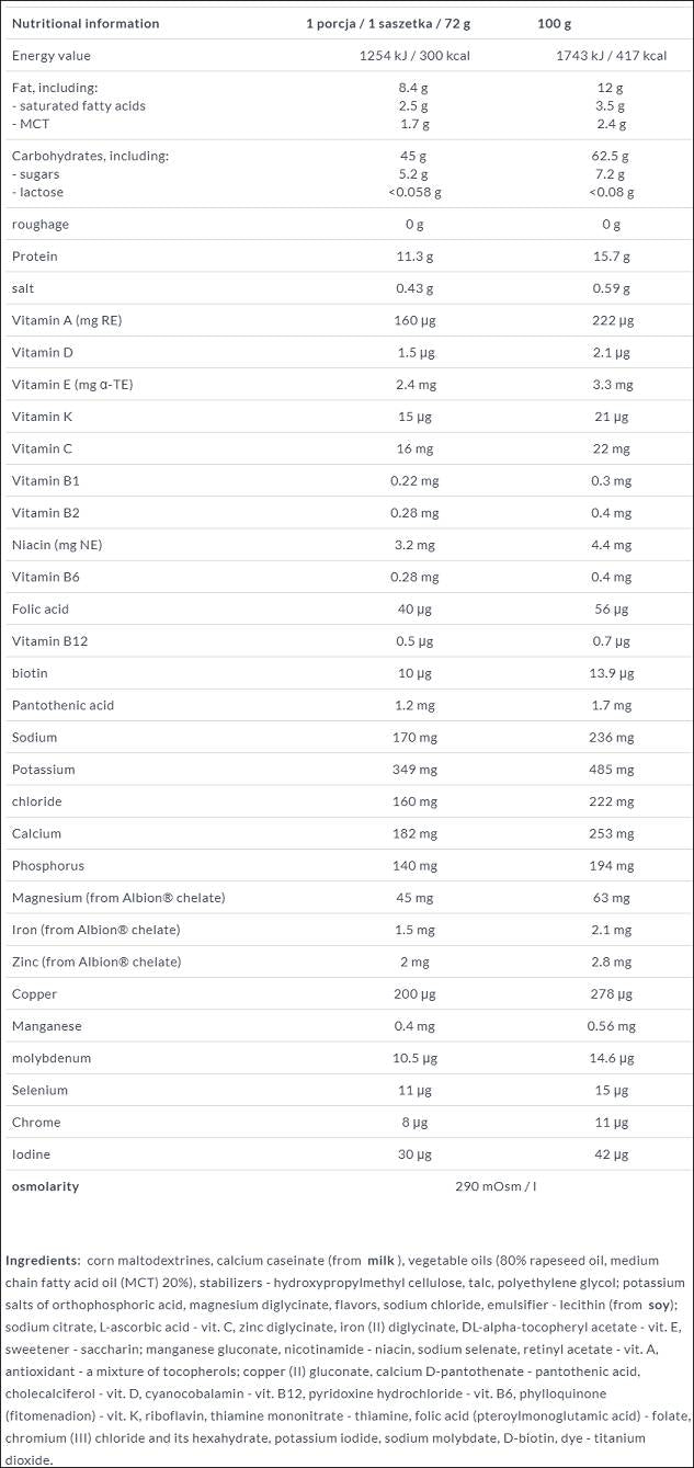 Nutramil 7 x 72 gramov