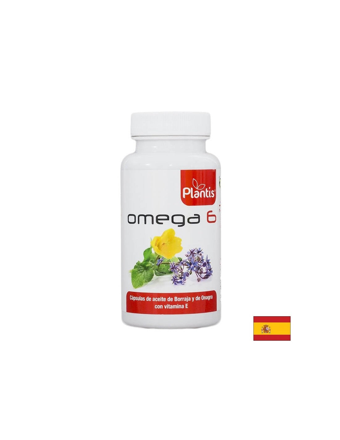 Omega -6 - Borage and Evening Primrose Oils + Vit. E - Omega 6 - Plantis® - Hormonálna rovnováha, 100 kapsúl softgel