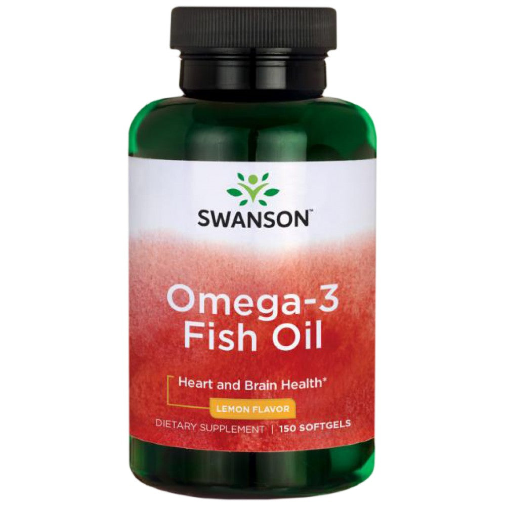 Citrónová príchuť omega 3 1000 mg - 150 gélových kapsúl