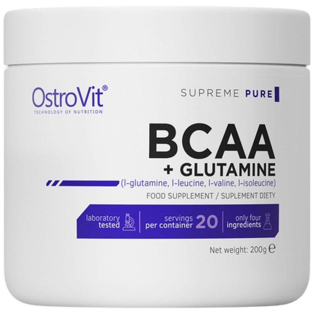 BCAA + glutamínový prášok - 200 gramov