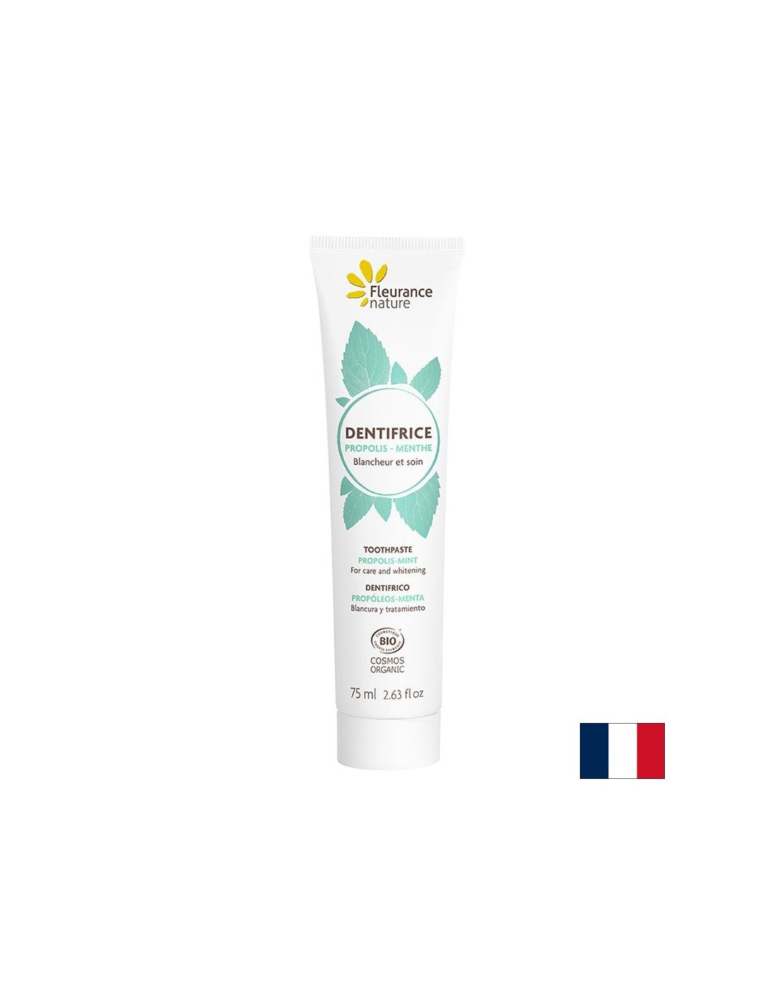 Toothpaste with Mint and Propolis Bio, 75 ml Fleurance Nature - Nutra Best Europe