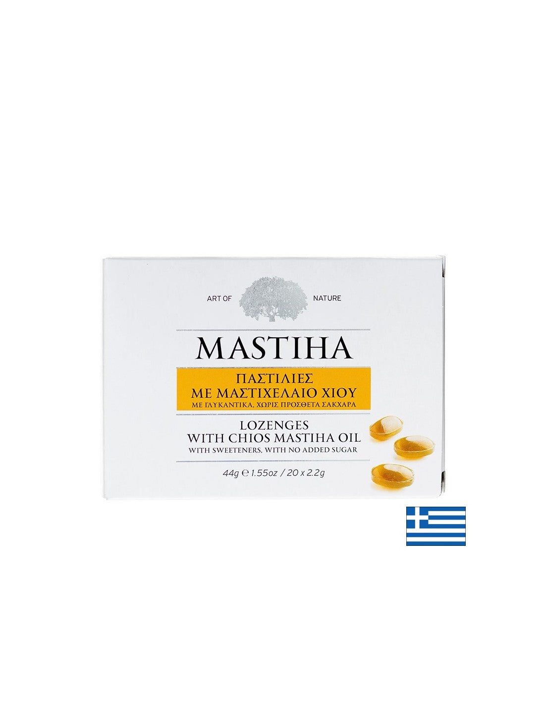 Pastilky s <tc>Mastiha</tc> - olej z Chiosu, 20 kusov <tc>Mastiha</tc>
