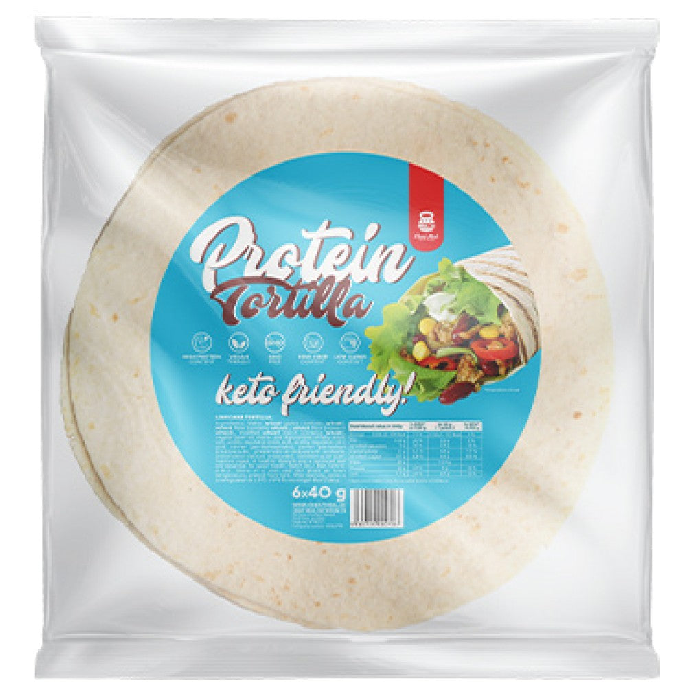 Proteín Tortilla Nízko-sacharidové bielkoviny ~ Keto priateľské zábaly-6 x 40 (240) Gramy