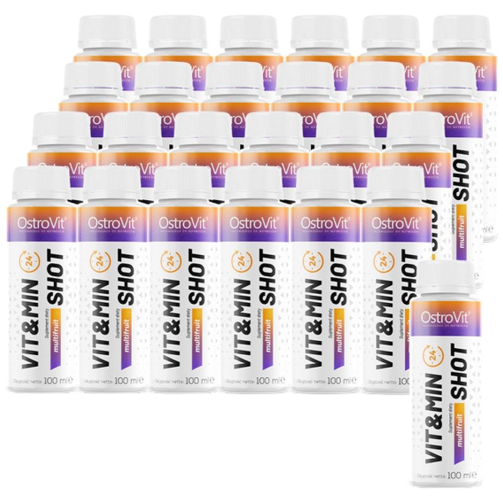 Vit & Min Shot Multivitamín a minerálny vzorec - 25 x 100 мл