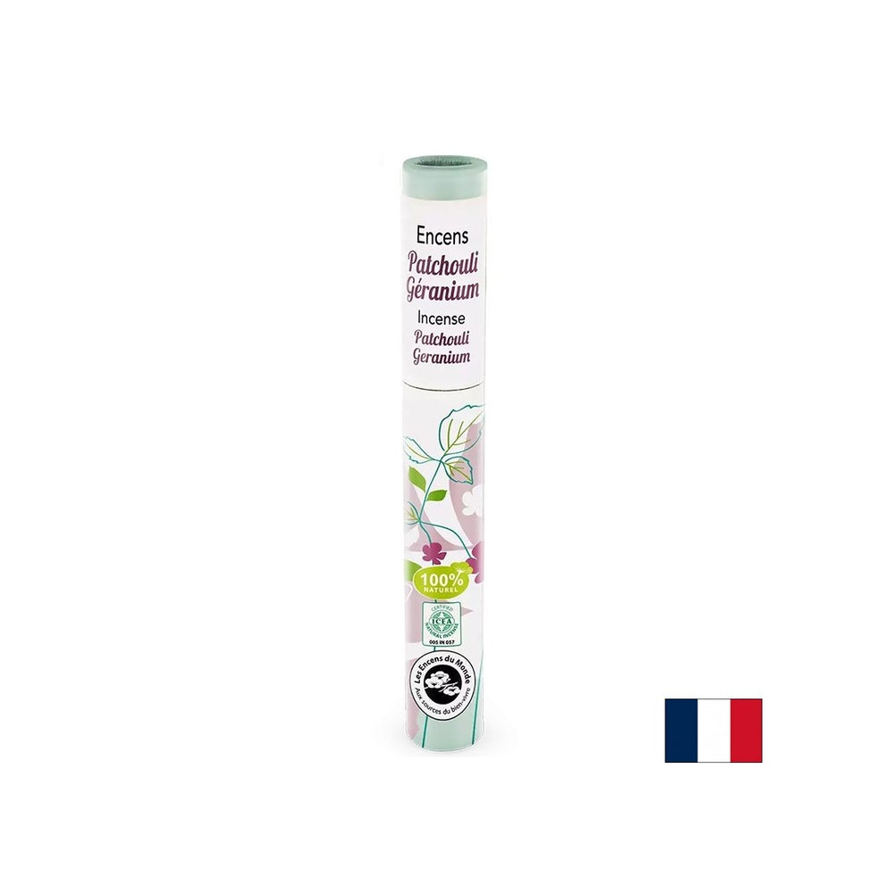 Horenie paličiek s pačuli a vôňou Geranium, 30 ks.