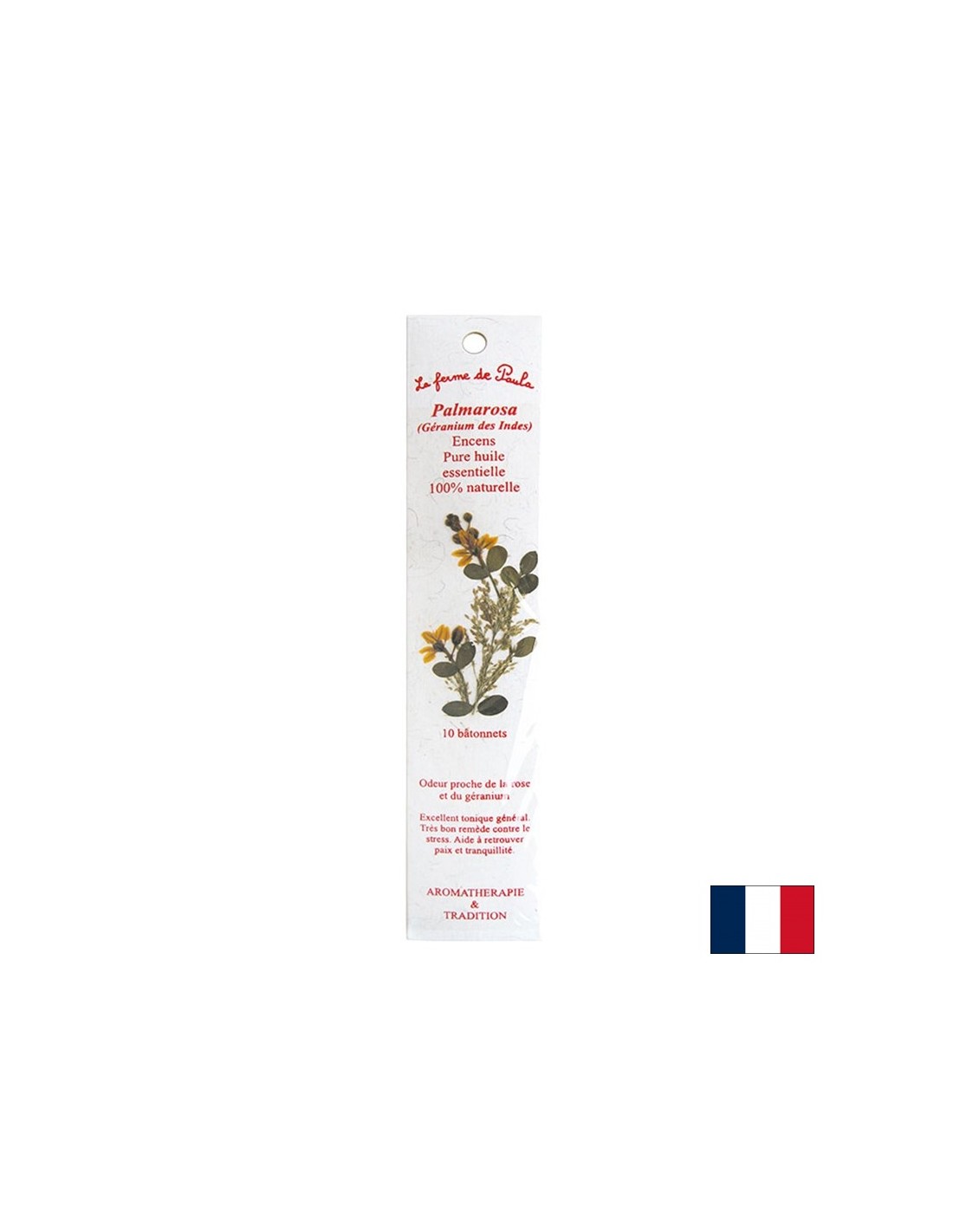 Horiace palice s vôňou Palmarosa (Indian Geranium), 10 ks.