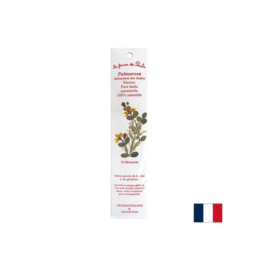 Horiace palice s vôňou Palmarosa (Indian Geranium), 10 ks.