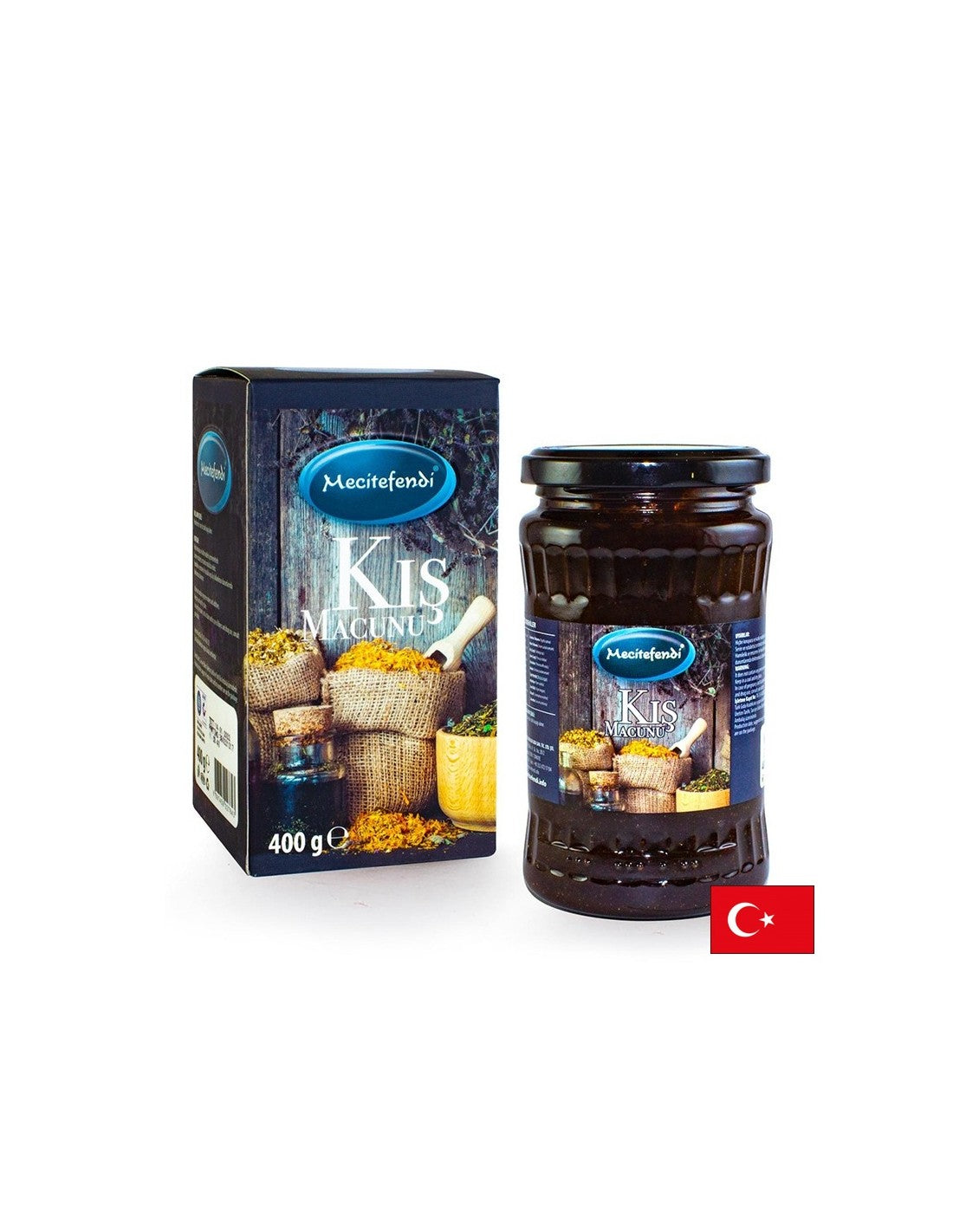 Zimná bylinná pasta s karobom proti prechladnutiu a chrípke, 400 g