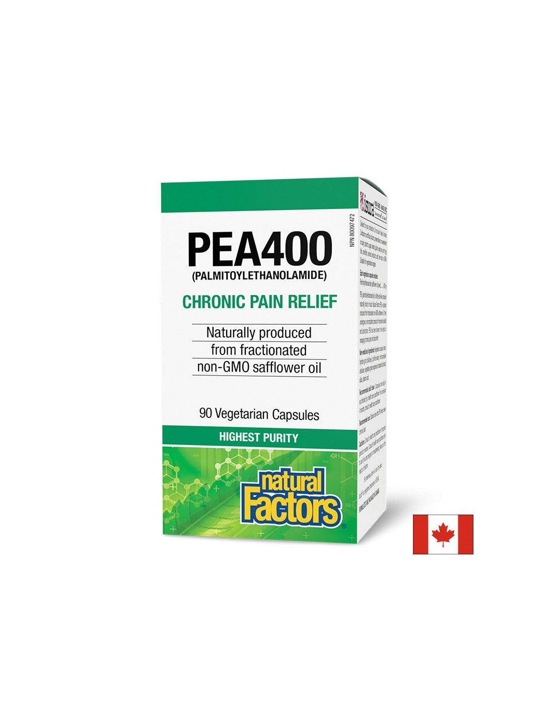 Proti bolesti a zápalu - PEA (palmitoyletanolamid), 400 mg x 90 V kapsuly <tc>Natural Factors</tc>