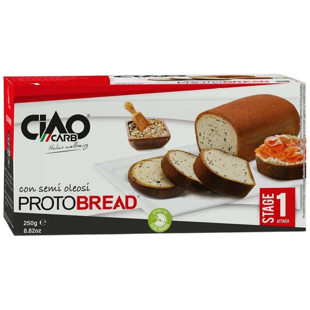 Protobread s olejovými semenami Fáza 1 - 250 gramov