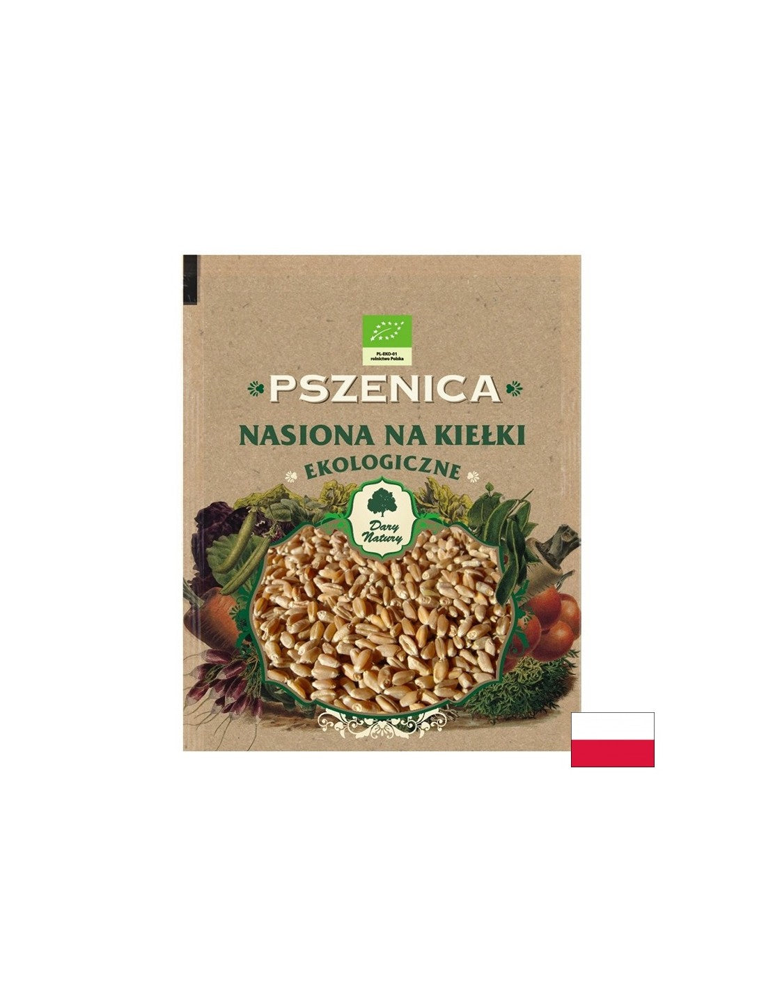 Pšenica (klíčiace semená) BIO, 50 g <tc>Dary Natury</tc>