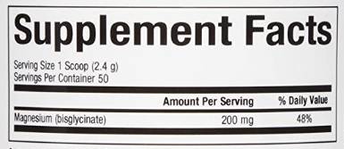 Bisglycinátový prášok horčíka - 120 gramov