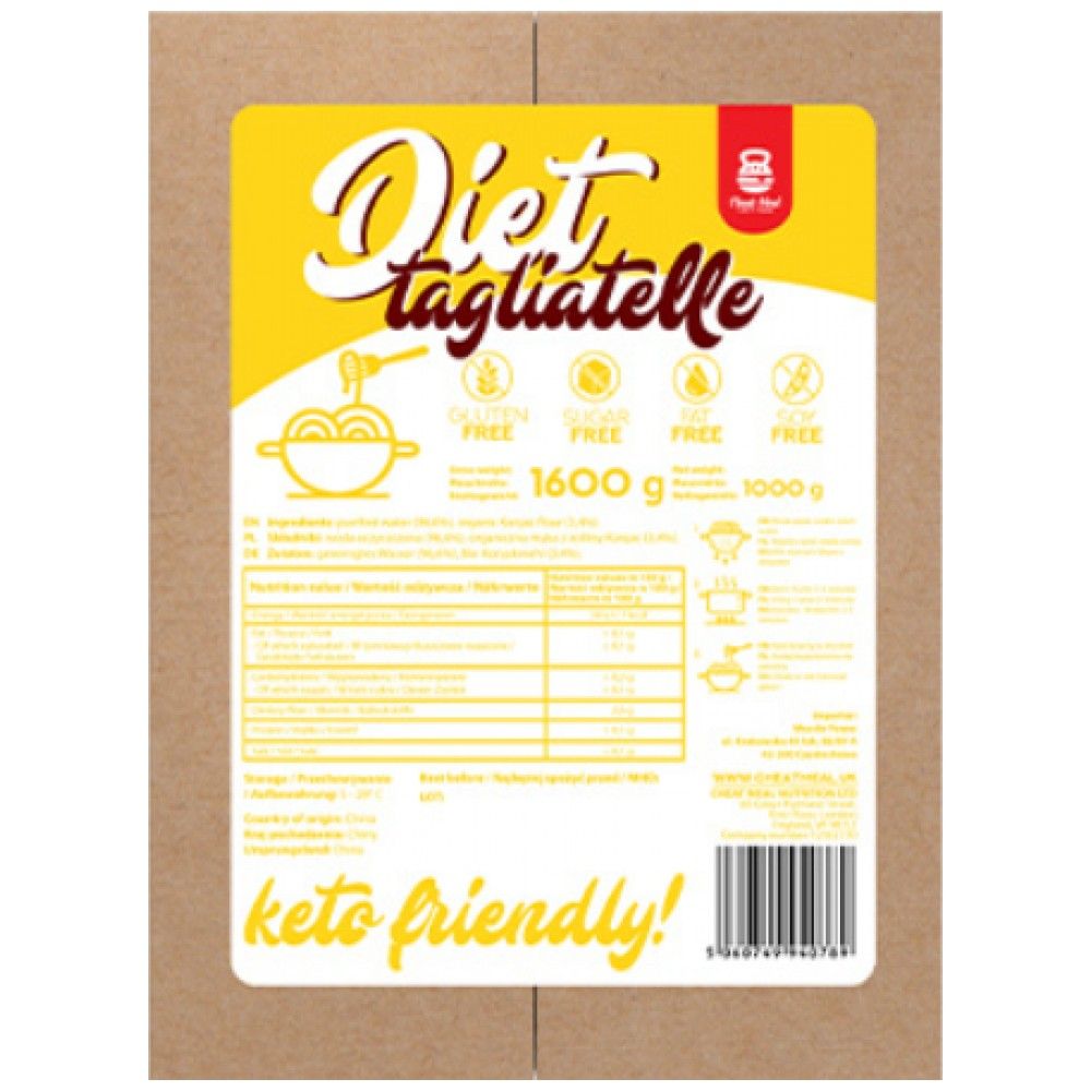 Diet tagliatelle | Keto priateľské Konjac - 1 000 gramov