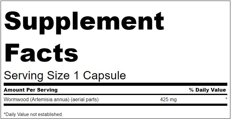 Full Spectrum Wormwood / Artemisinin 425 mg 90 kapsúl