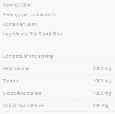 Červený šok - 80 ml