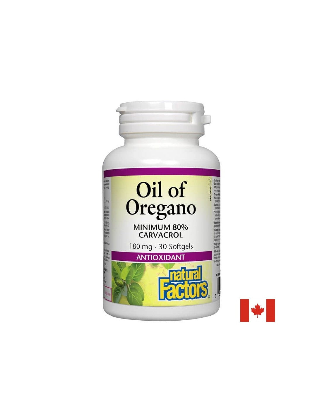 Olej Oregano Organic 180 mg - 30 gélových kapsúl