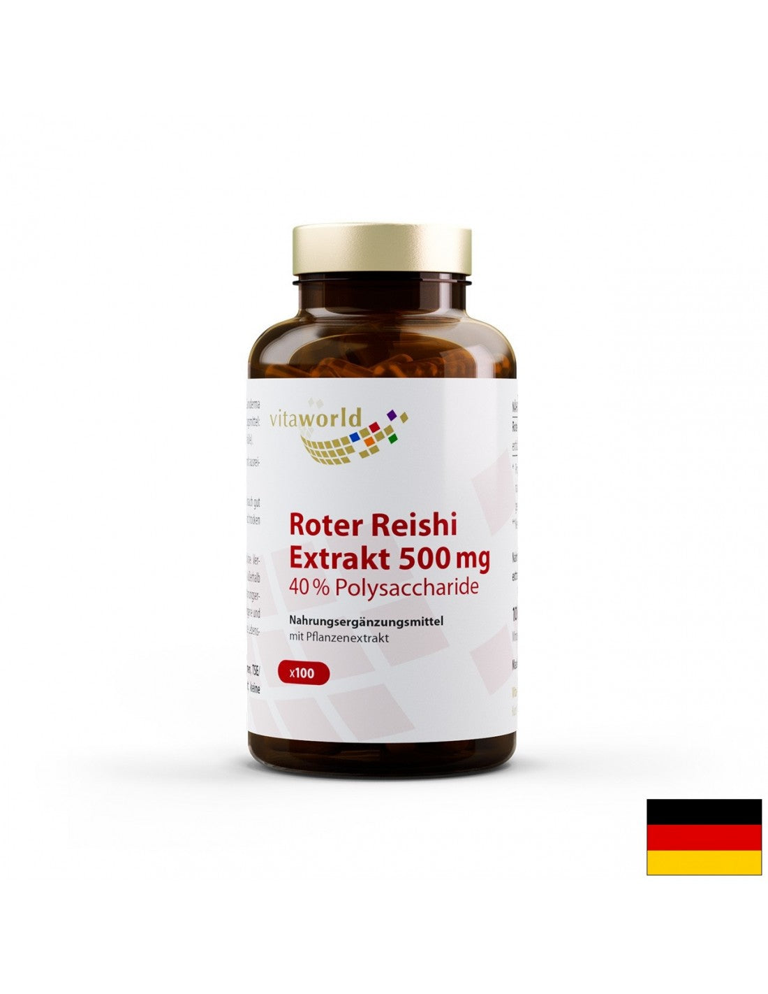 Roter Reishi Extrakt / Red Reishi 500 mg, 100 kapsúl