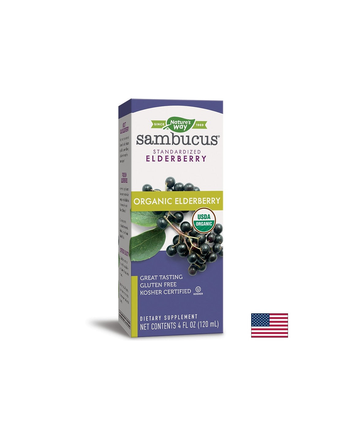 Sambucus organický sirup x 120 ml príroda
