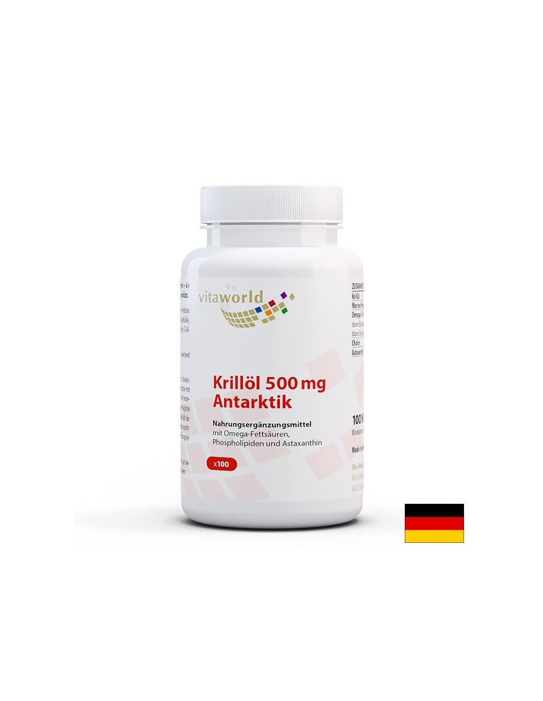 Kardiovaskulárny systém - Antarktické Krill, 500 mg x 100 kapsuly