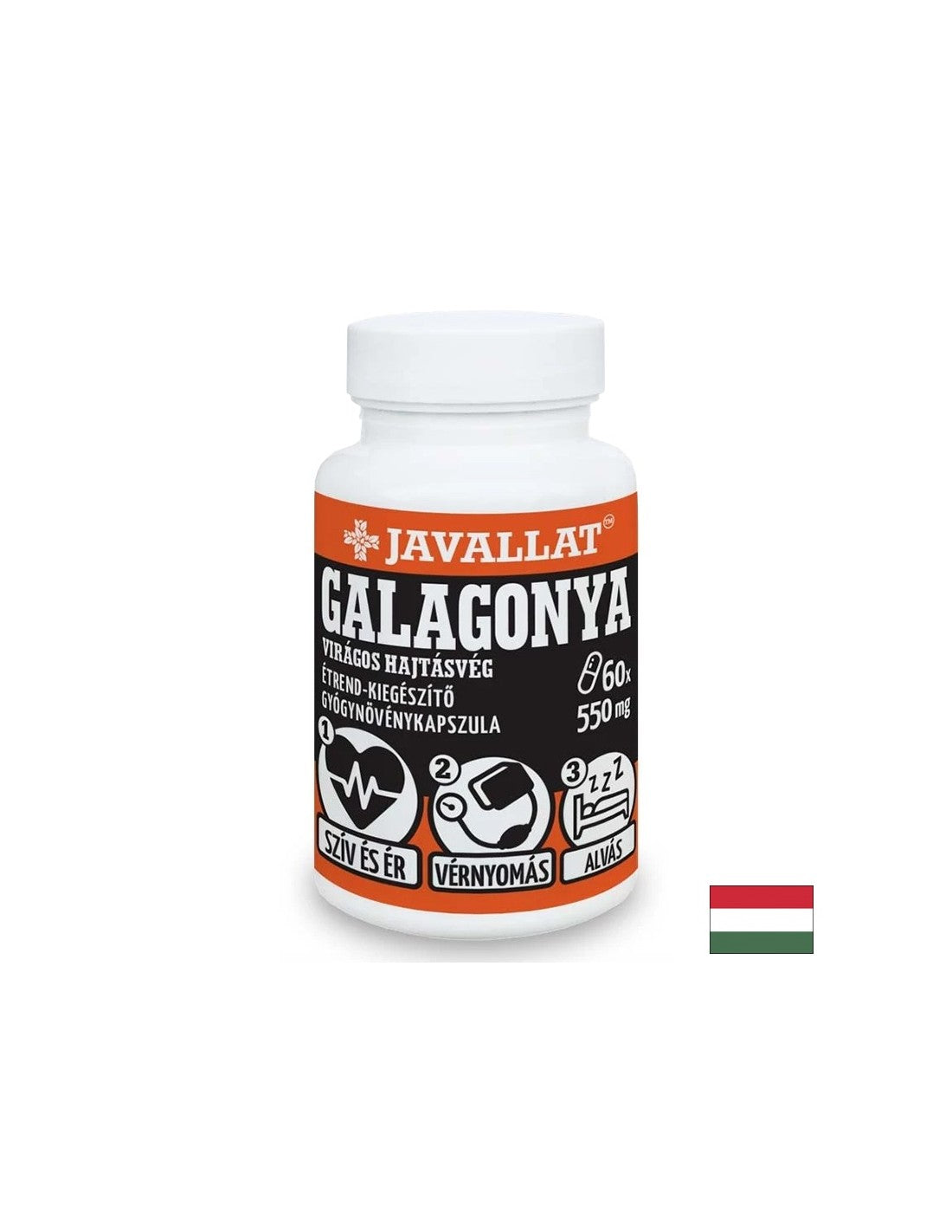 Kardiovaskulárny systém - Hawthorn (Leaf and Flower), 550 mg x 60 kapsúl