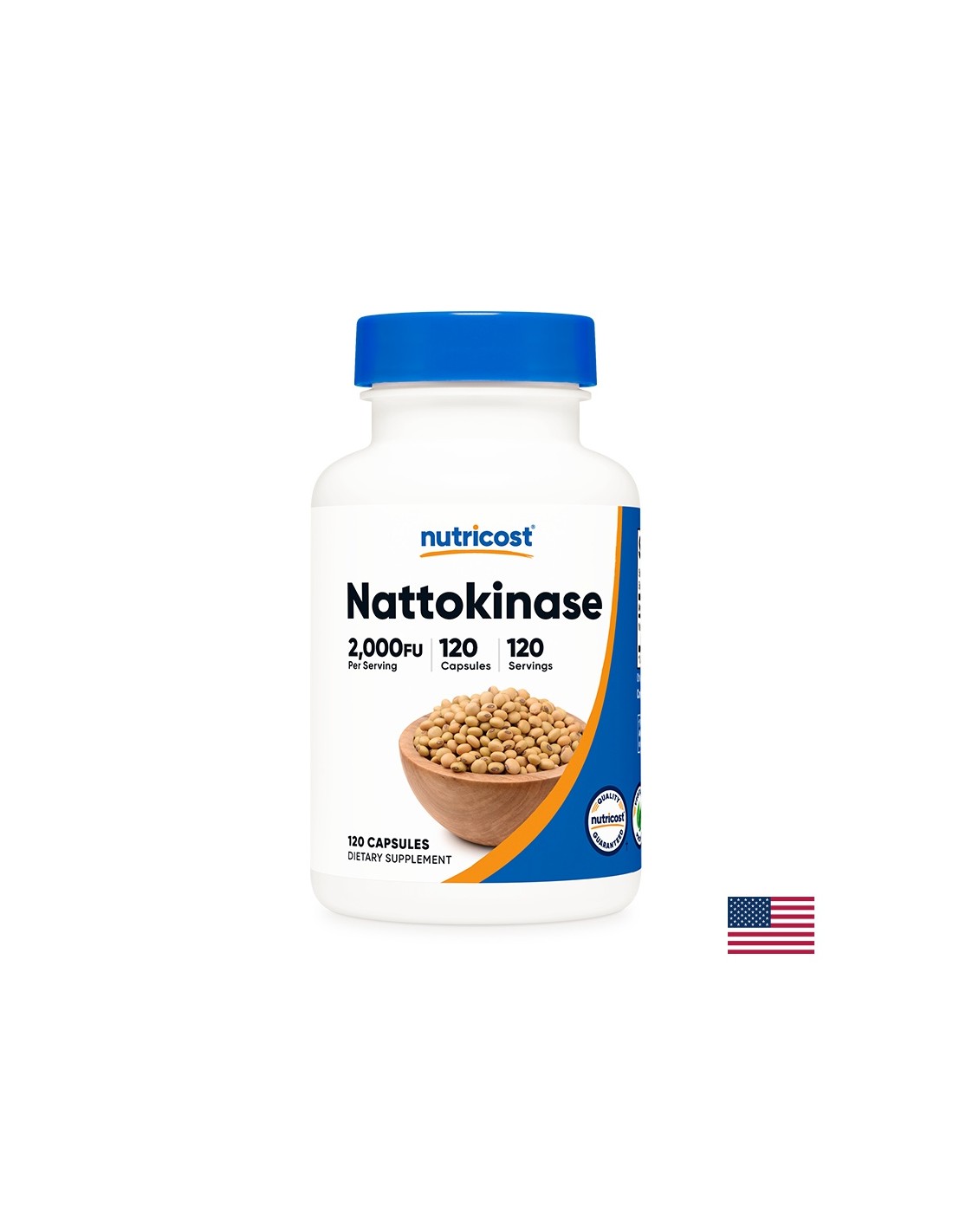 Kardiovaskulárny systém - Nattokináza, 120 <tc>Nutricost</tc> kapsuly