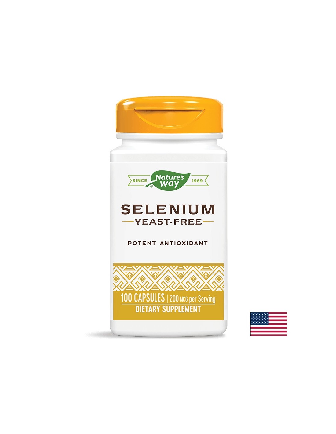 Selén - selén 200 mcg, 100 kapsúl prírody