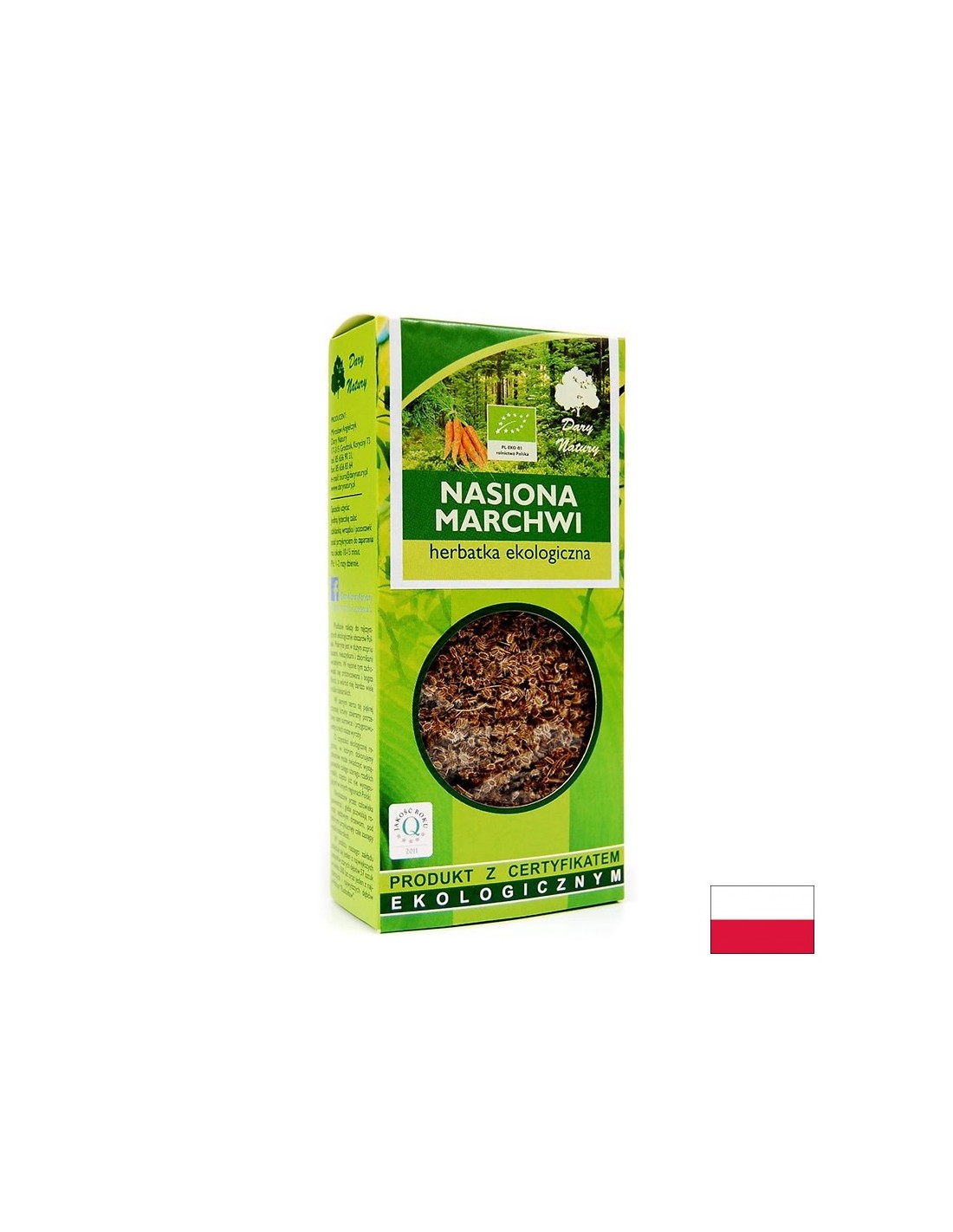 Organické semená mrkvových klíčkov, 40 g <tc>Dary Natury</tc>