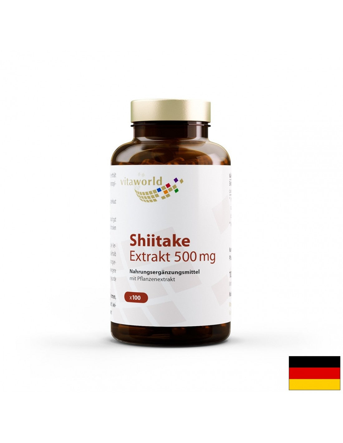 Extrakt shiitake 500 mg, 100 kapsúl