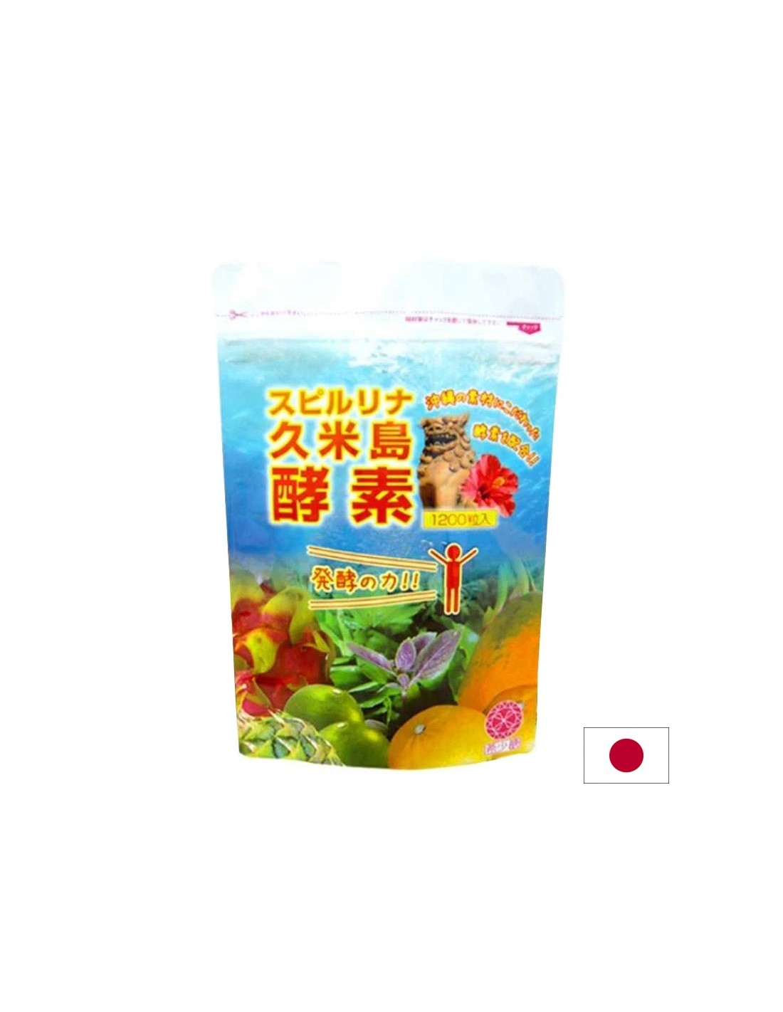 Japonská spirulina + enzýmy a camu camu - silná imunita a dobré trávenie, 1 000 tabliet