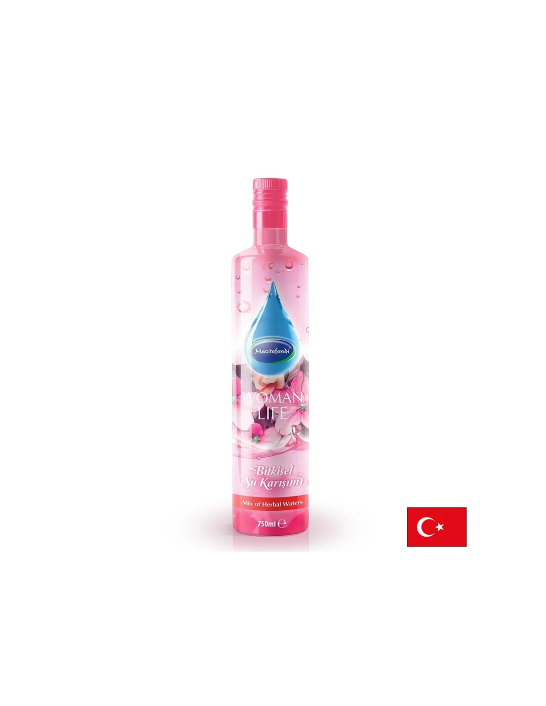 Aromatická bylinná voda pre ženy - hormonálne zdravie, 750 ml, 15 dávok