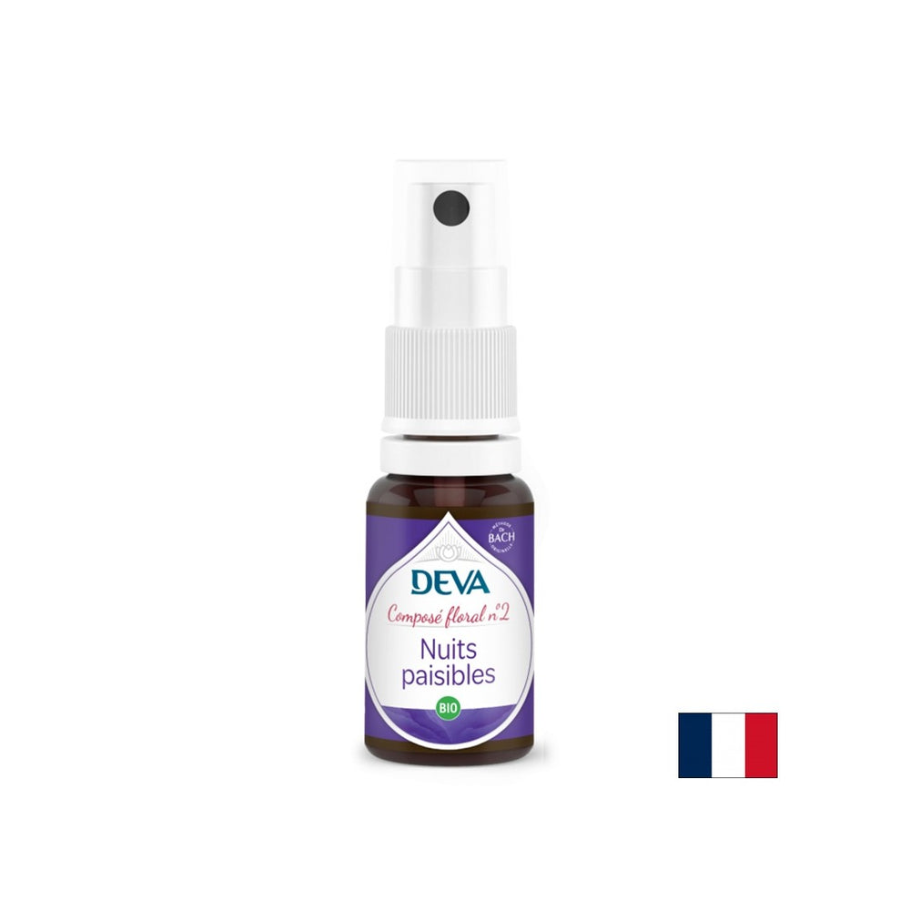 Pokojné noci, bachové kvetinové esencie č. 2, sprej 15 ml