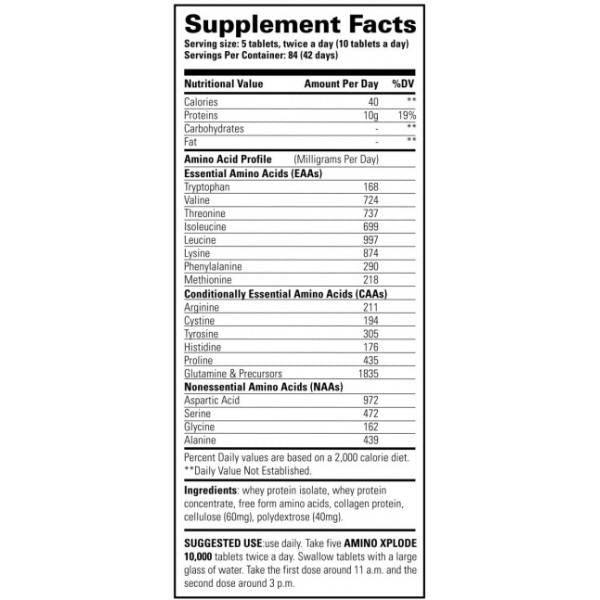 Amino Xplode 10 000 - 420 tabliet