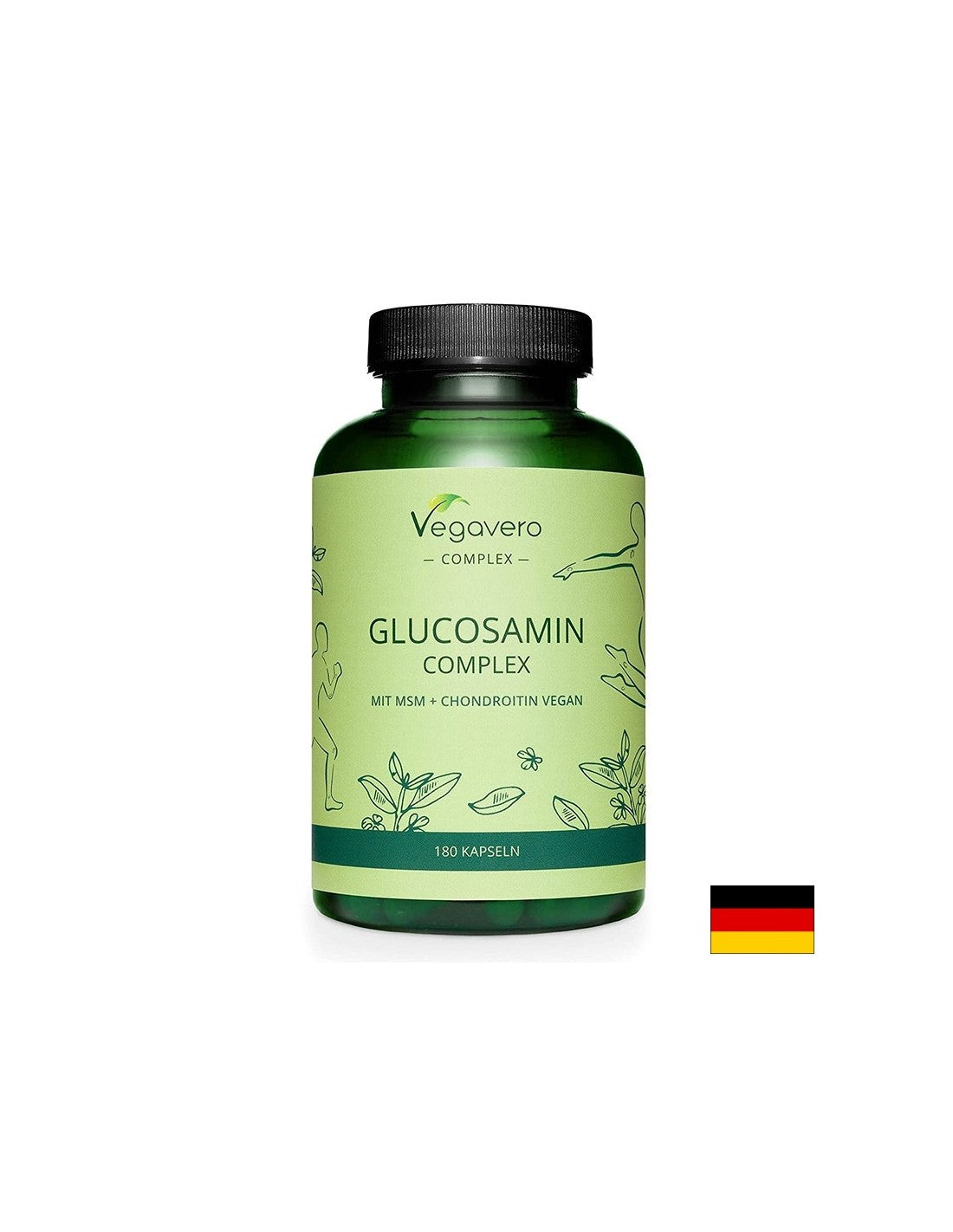 Kĺby a kosti - Glukosamínový komplex (s MSM a vegánskym glukosamínom), 180 kapsúl <tc>Vegavero</tc>