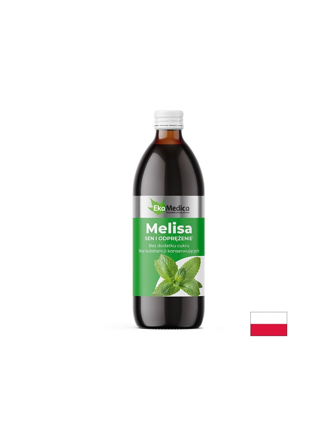 Stress and insomnia - Lemon balm, syrup 500 ml EkaMedica - Nutra Best Europe