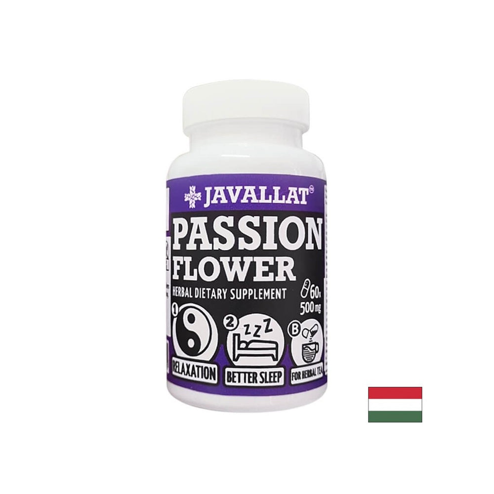 Stres a nespavosť - Passionflower, 500 mg x 60 kapsúl
