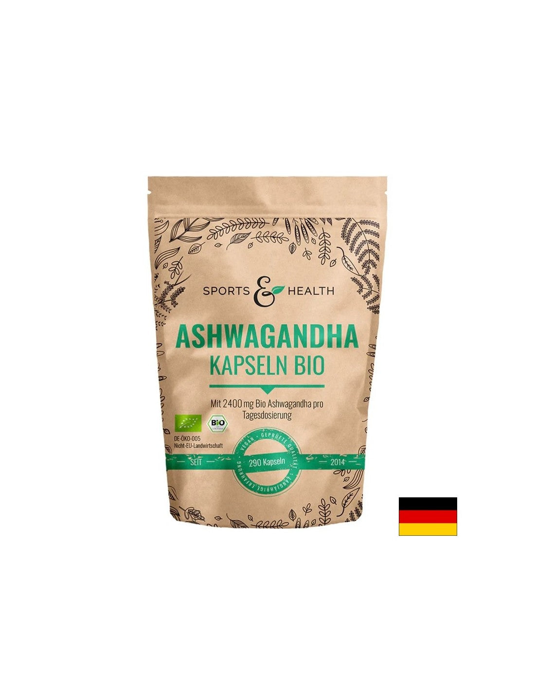 Stres a dobrá nálada - Ashwagandha, kapsuly 600 mg x 200