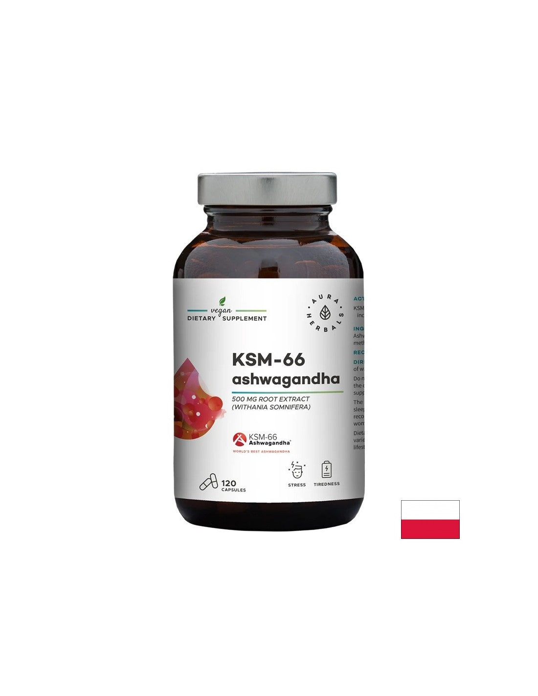 Stres a dobrá nálada - Ashwagandha (KSM -66), 200 mg x 120 kapsúl