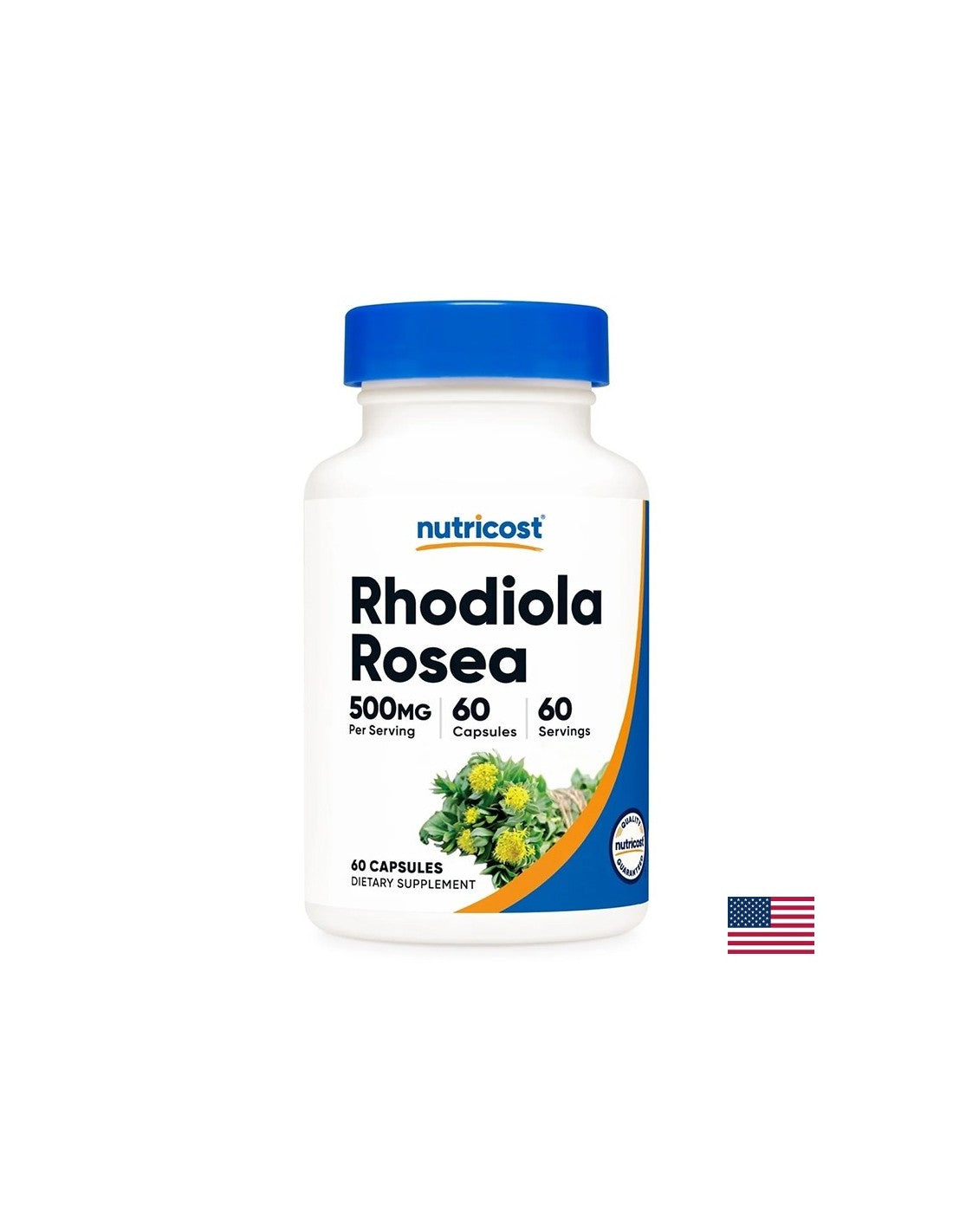 Stres a dobrá nálada - Golden Root - Rhodiola Rosea, 60 kapsúl