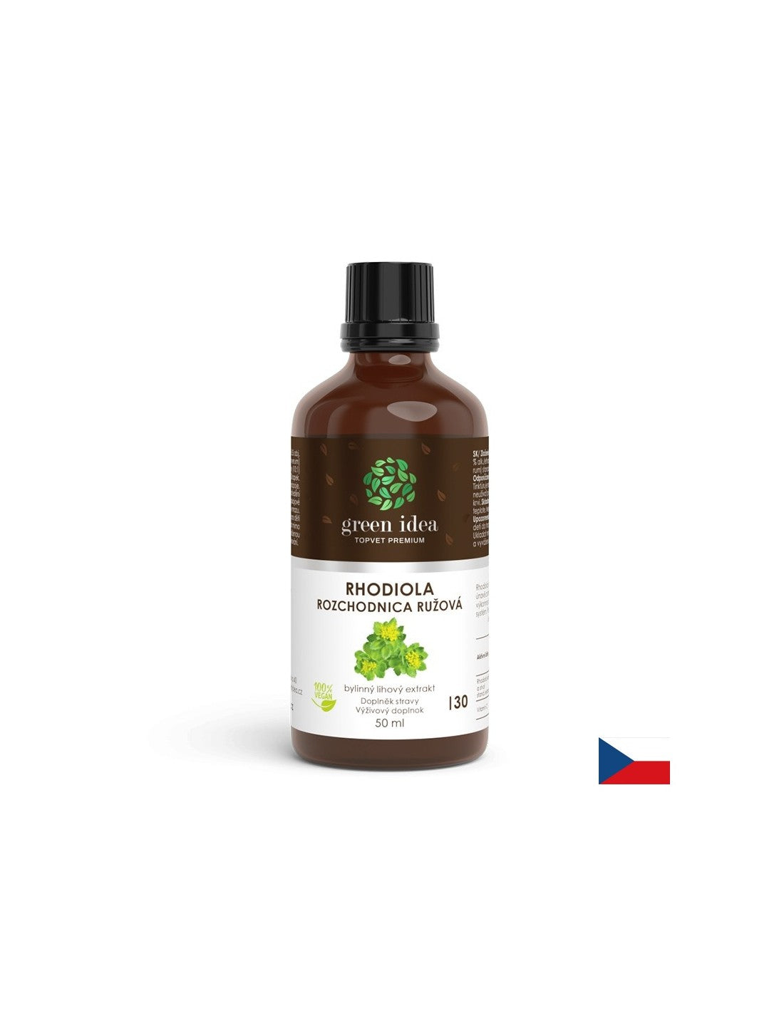 Stres a dobrá nálada - Zlatý koreň + vitamín C, 50 ml tinktúry