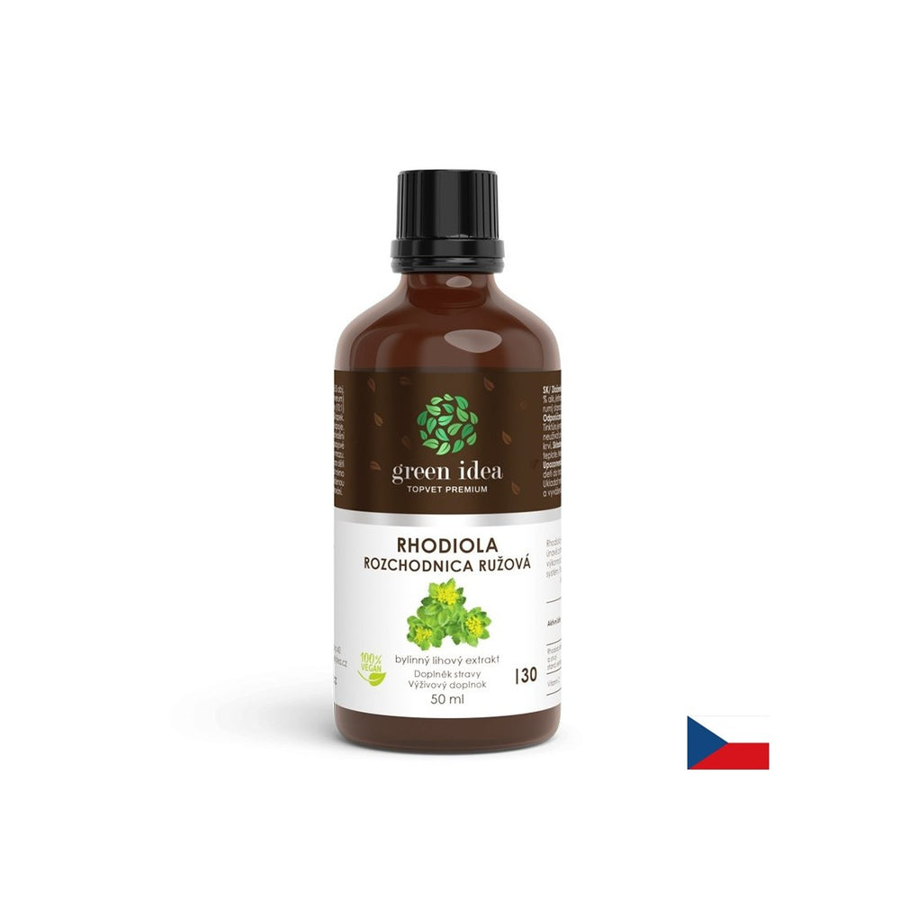 Stres a dobrá nálada - Zlatý koreň + vitamín C, 50 ml tinktúry