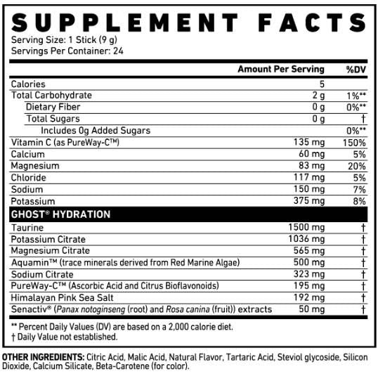 Hydratačné palice s elektrolytmi+ - 24 x 9 gramov