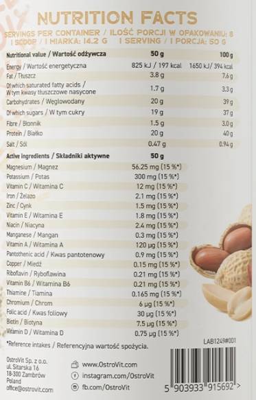 Lahodný chvenie + vitamín 400 gramov