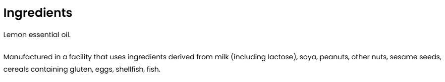 Éterický olej z citrónu - 15 ml