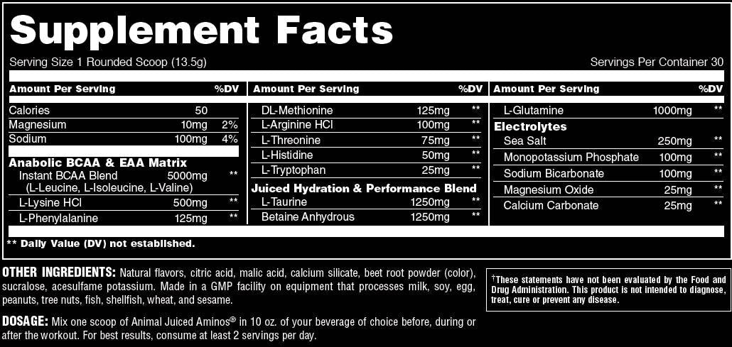 Zvieracie aminos - 348 ~ 405 gramov