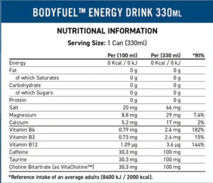 Energie Cansfuel - 330 ml
