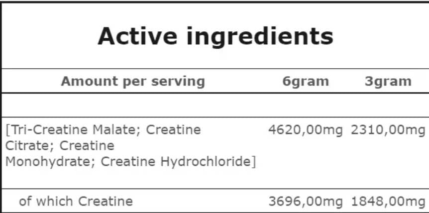 Crea Xtreme Powder | Kreatín matica - 180 gramov